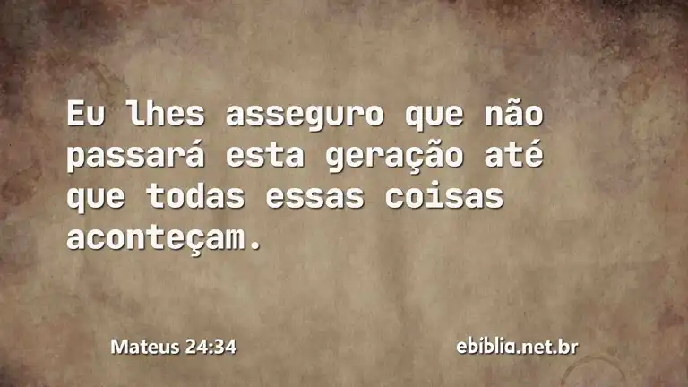 Mateus 24:34