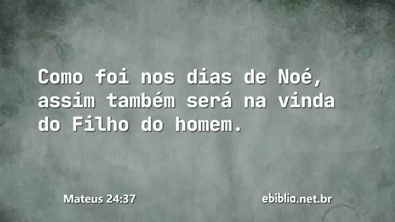 Mateus 24:37