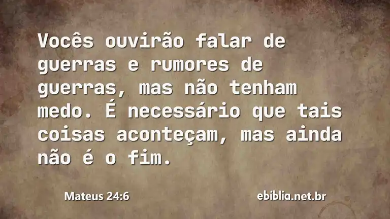 Mateus 24:6