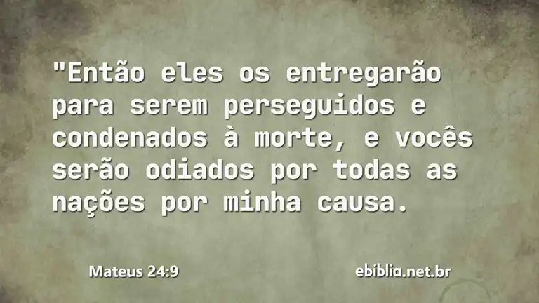 Mateus 24:9