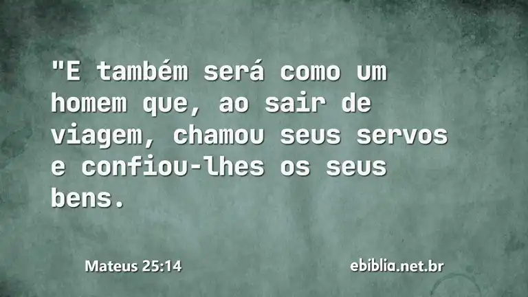 Mateus 25:14