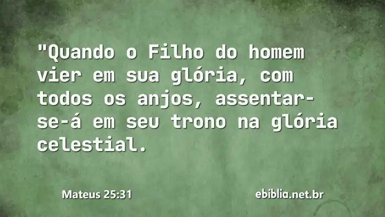 Mateus 25:31