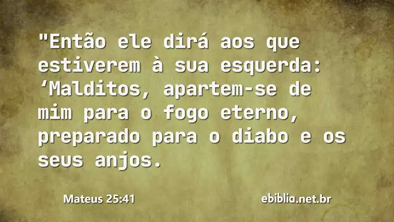 Mateus 25:41