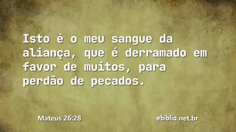 Mateus 26:28