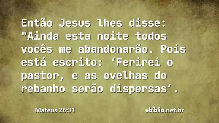 Mateus 26:31