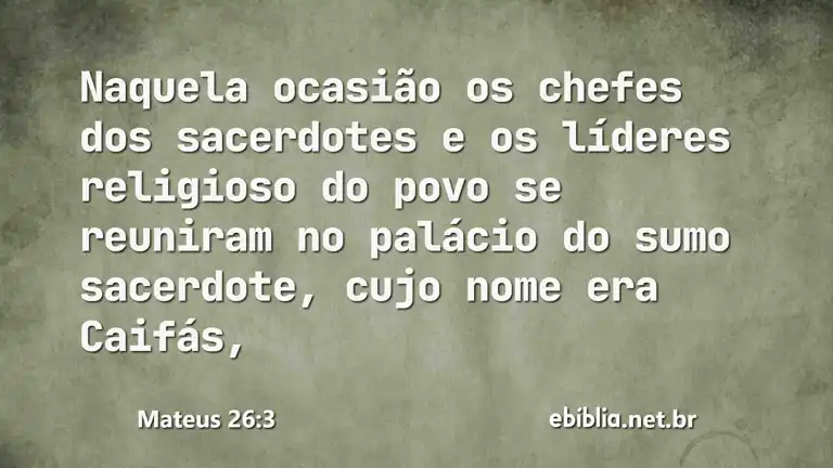 Mateus 26:3