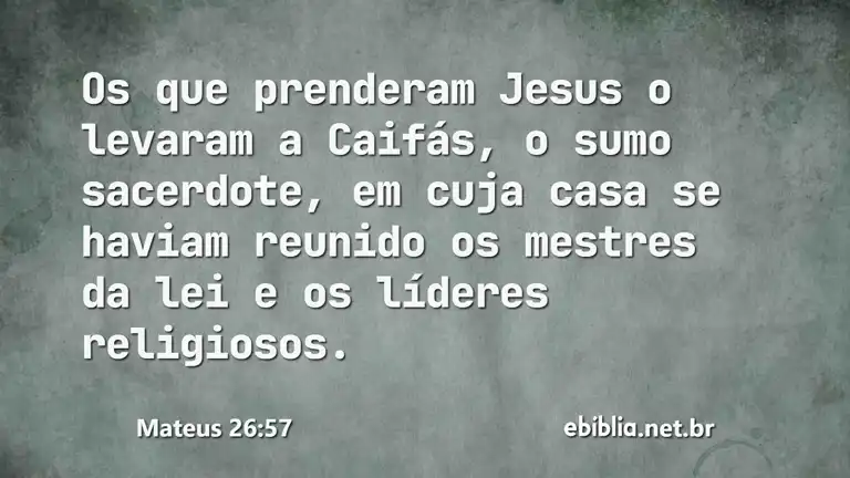 Mateus 26:57