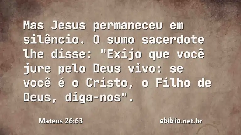 Mateus 26:63