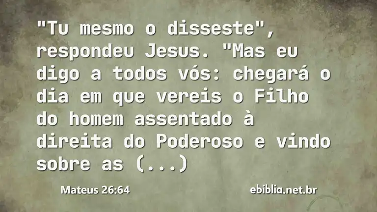 Mateus 26:64