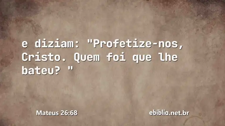 Mateus 26:68