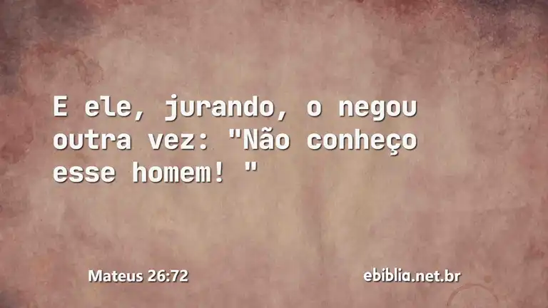 Mateus 26:72