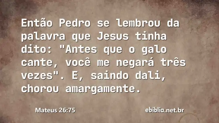 Mateus 26:75