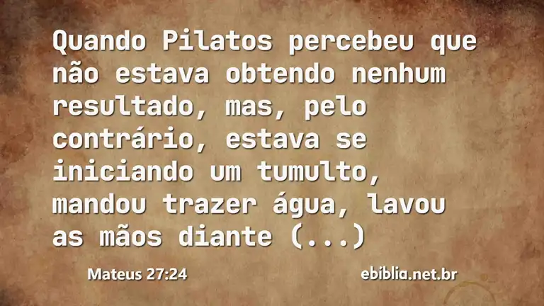 Mateus 27:24