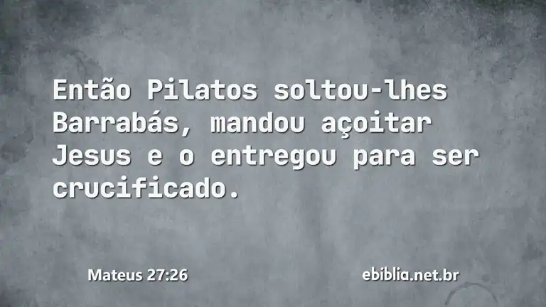 Mateus 27:26