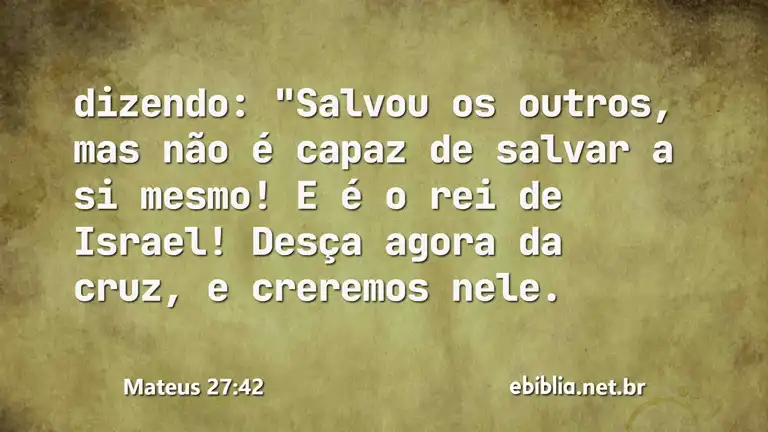 Mateus 27:42