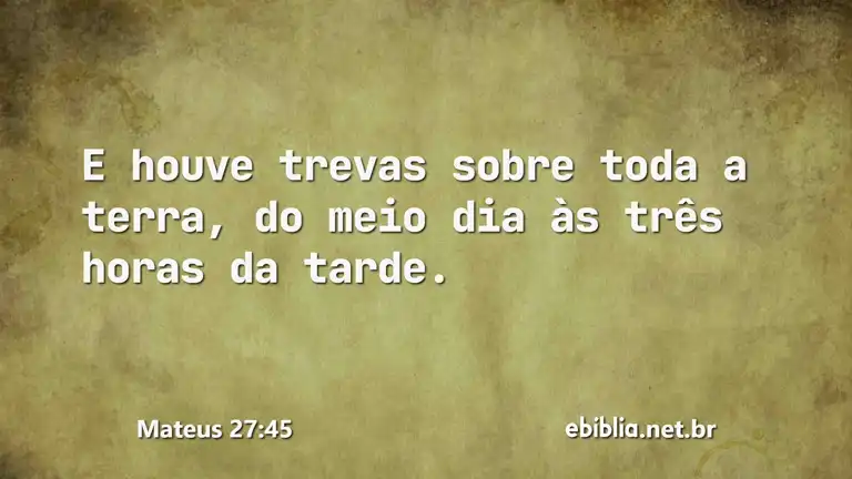 Mateus 27:45