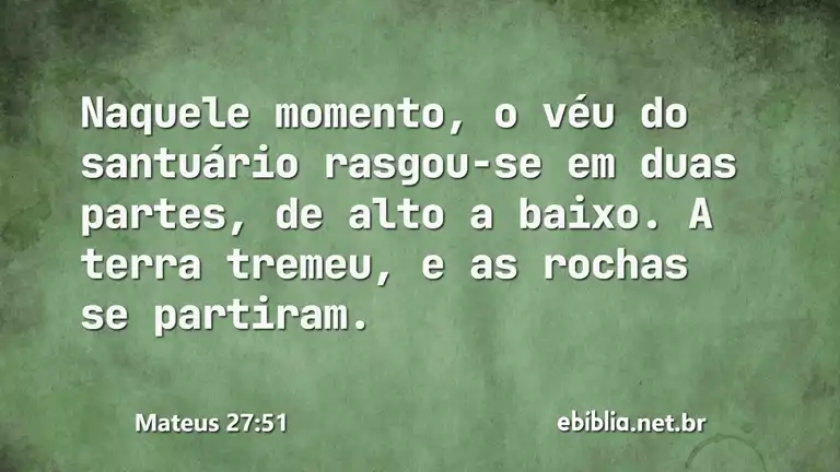 Mateus 27:51