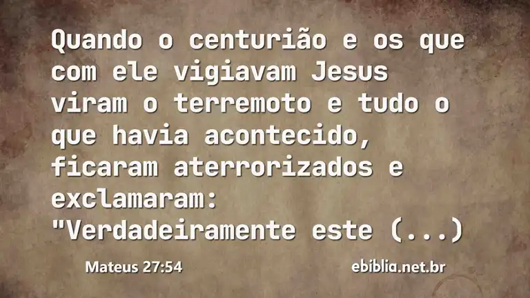 Mateus 27:54