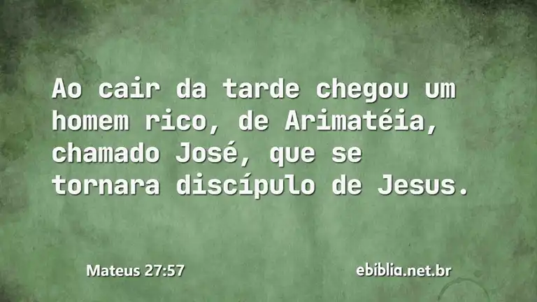 Mateus 27:57