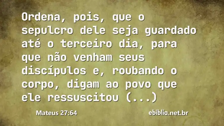 Mateus 27:64