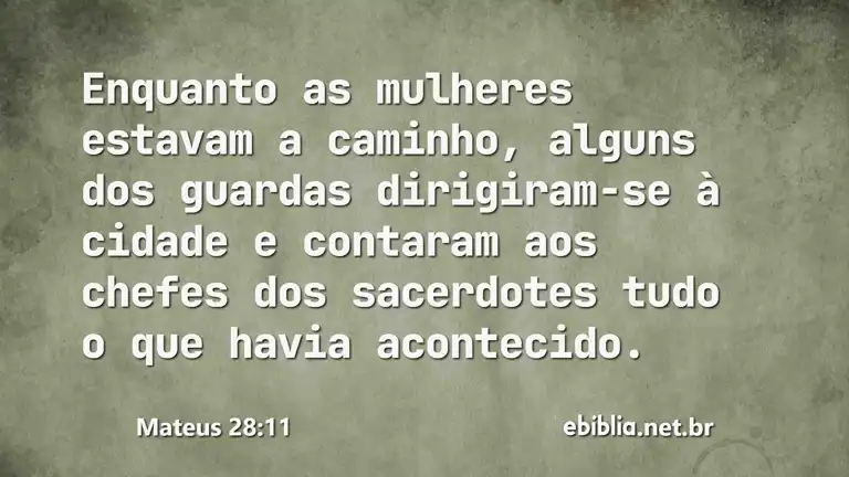 Mateus 28:11