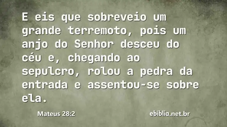 Mateus 28:2