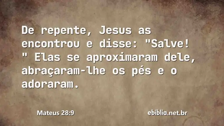 Mateus 28:9