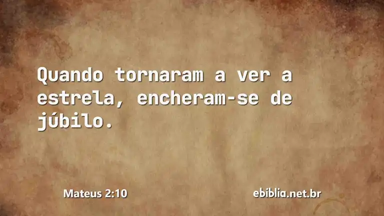 Mateus 2:10