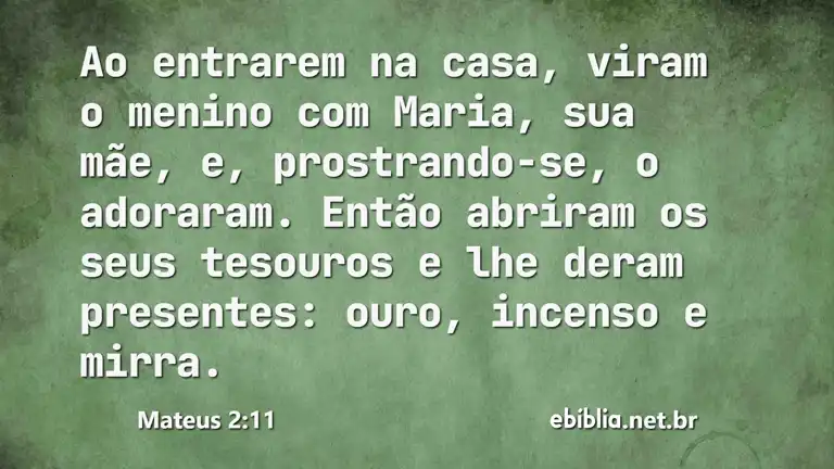 Mateus 2:11