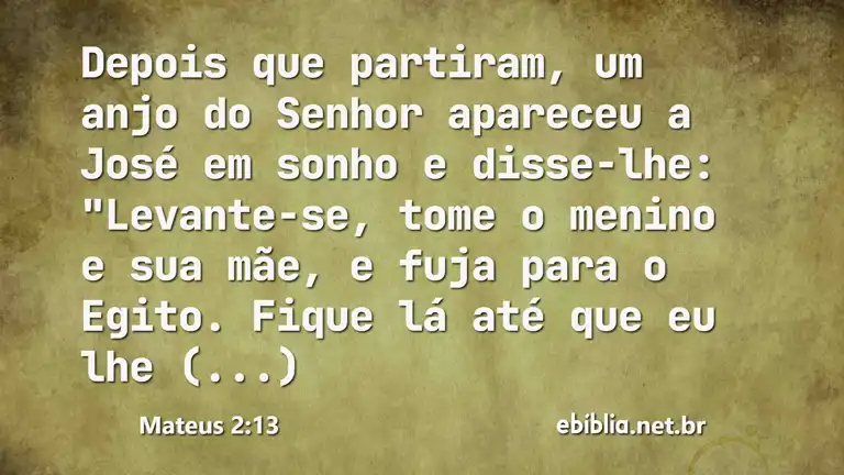 Mateus 2:13