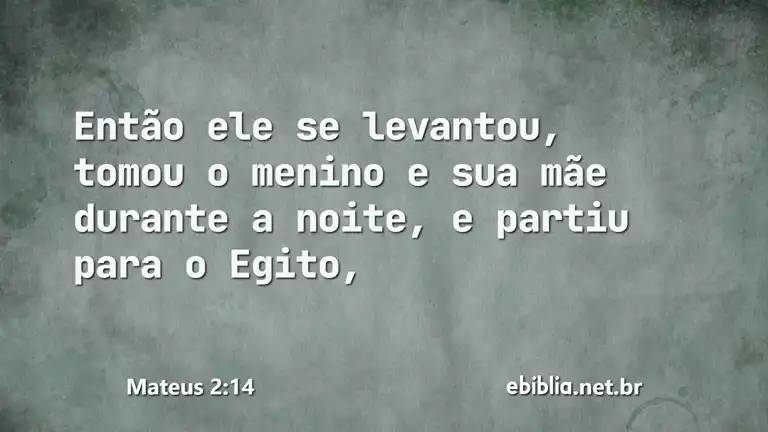 Mateus 2:14