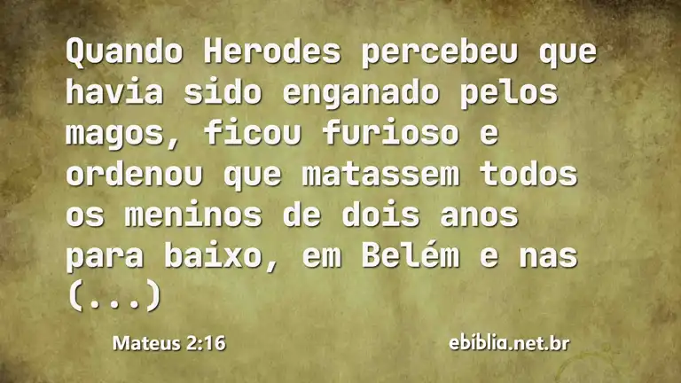 Mateus 2:16