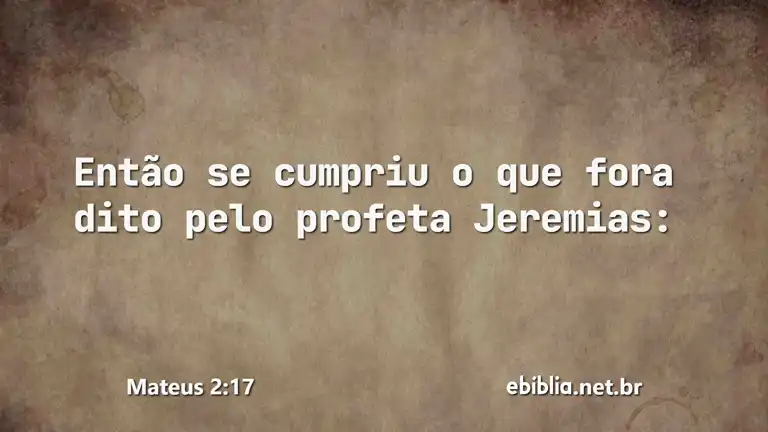 Mateus 2:17