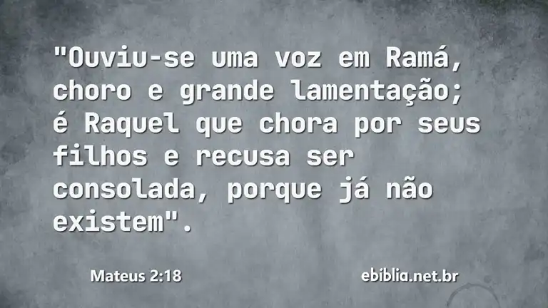 Mateus 2:18