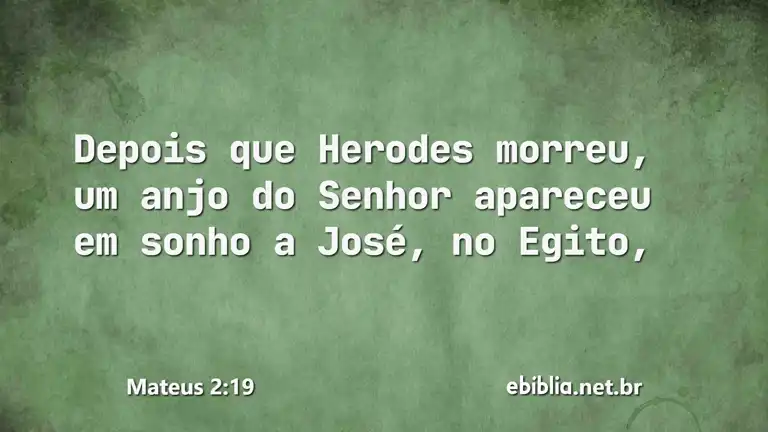 Mateus 2:19