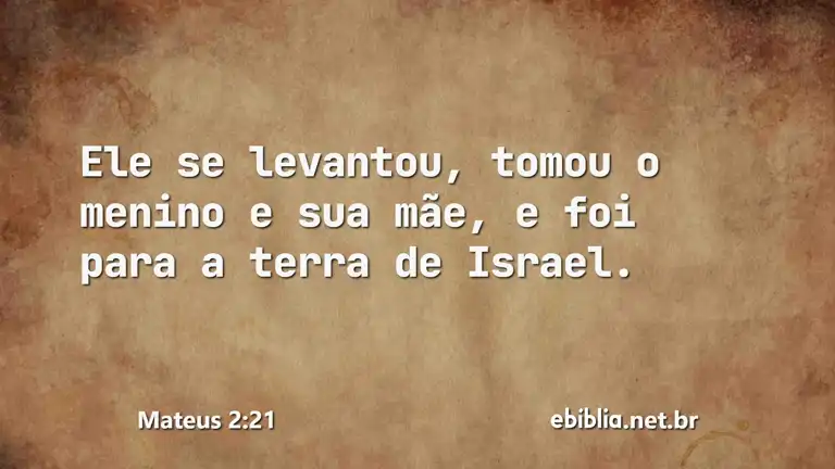 Mateus 2:21