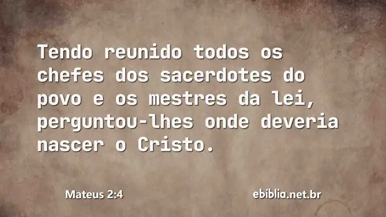 Mateus 2:4