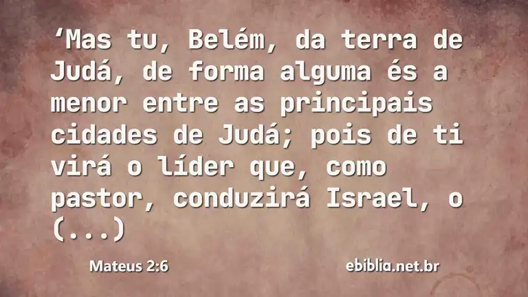 Mateus 2:6