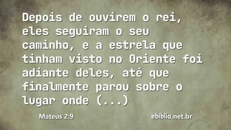 Mateus 2:9