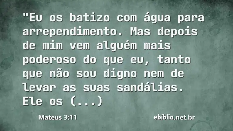 Mateus 3:11