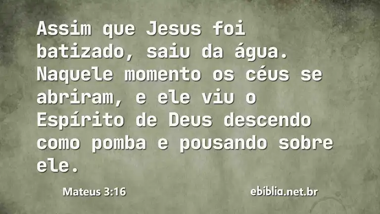 Mateus 3:16