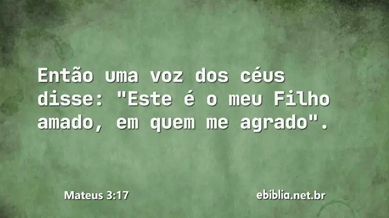 Mateus 3:17