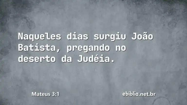 Mateus 3:1