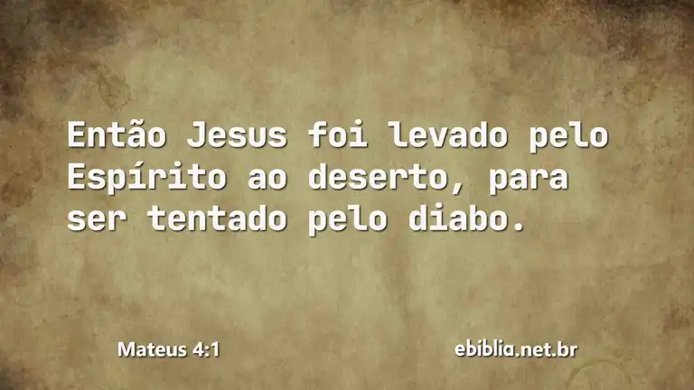 Mateus 4:1