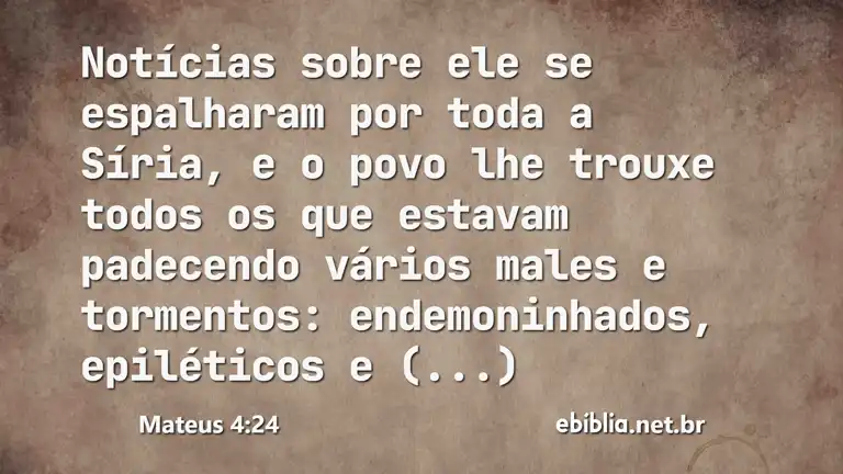 Mateus 4:24