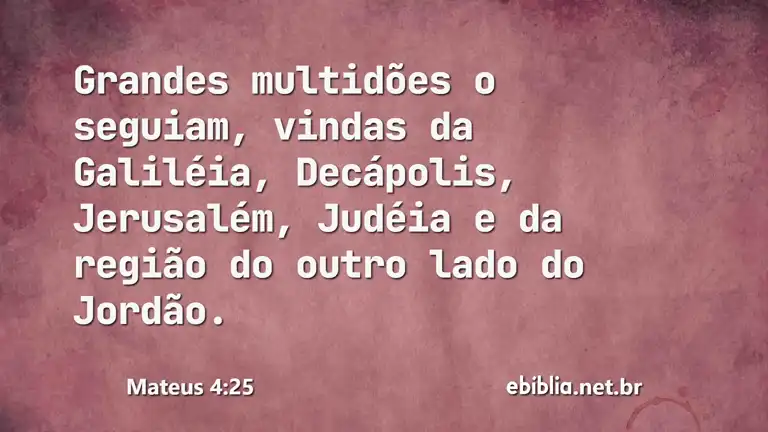 Mateus 4:25