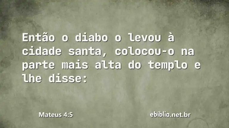 Mateus 4:5