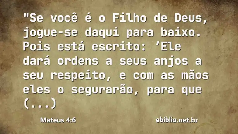 Mateus 4:6