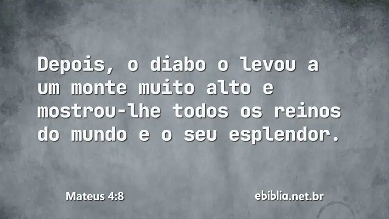 Mateus 4:8