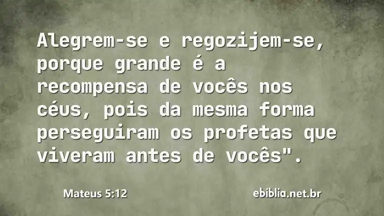 Mateus 5:12